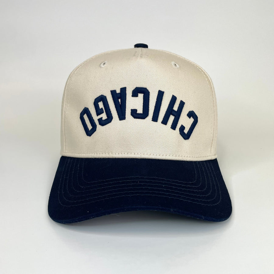 Backwards Chicago Baseball Cap