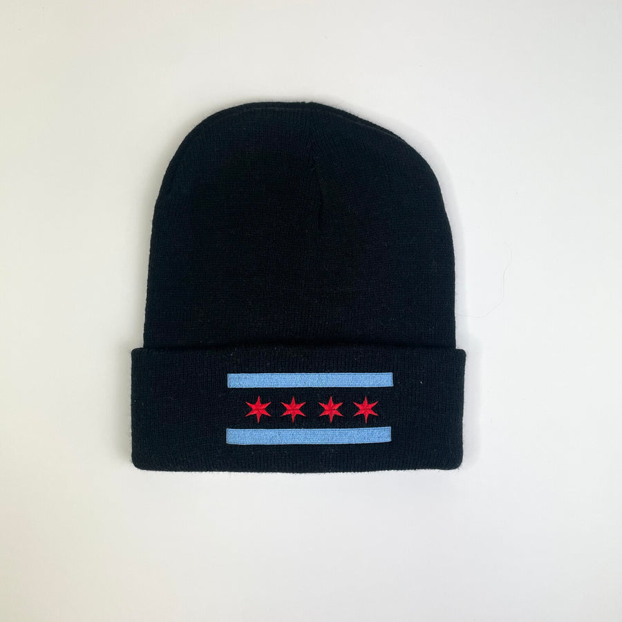 Chicago Flag Beanie