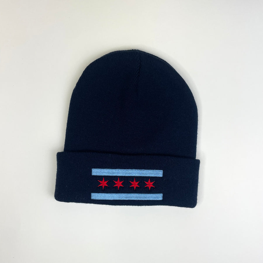 Chicago Flag Beanie