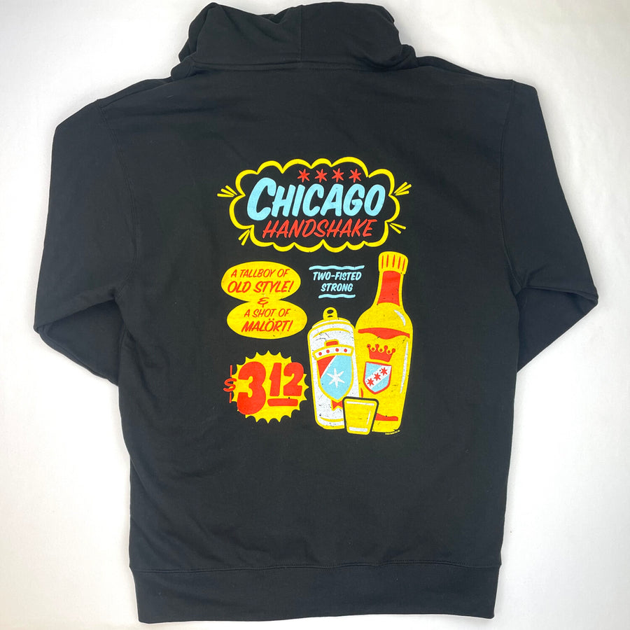 Chicago Handshake Zip Hoodie