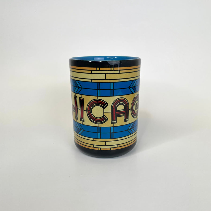 Chicago Stained Glass Mug